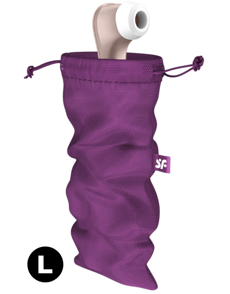 Sac de rangement sextoys violet taille L Treasure Bag Satisfyer