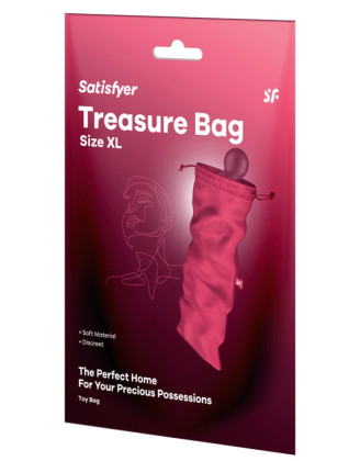 Sac de rangement sextoys rose taille XL Treasure Bag Satisfyer