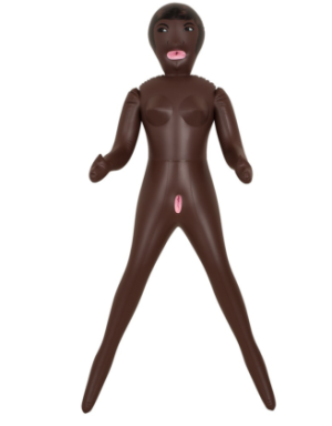 Poupée gonflable 3 orifices couleur noir