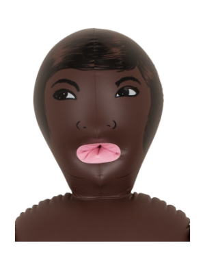 Poupée gonflable 3 orifices couleur noir