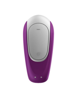 Sextoy de couple vibrant USB connecté Double Fun violet