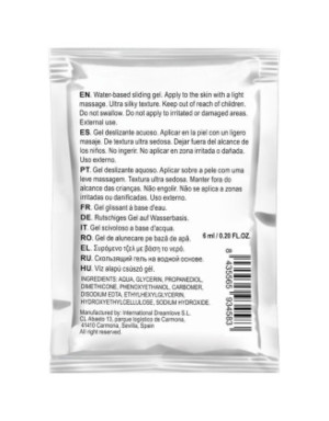 Dosette gel à base d'eau, dilatation anal 6 ML