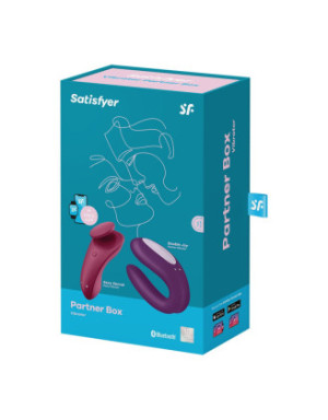 Coffret 2 sextoys connectés Partner Box 1 Satisfyer