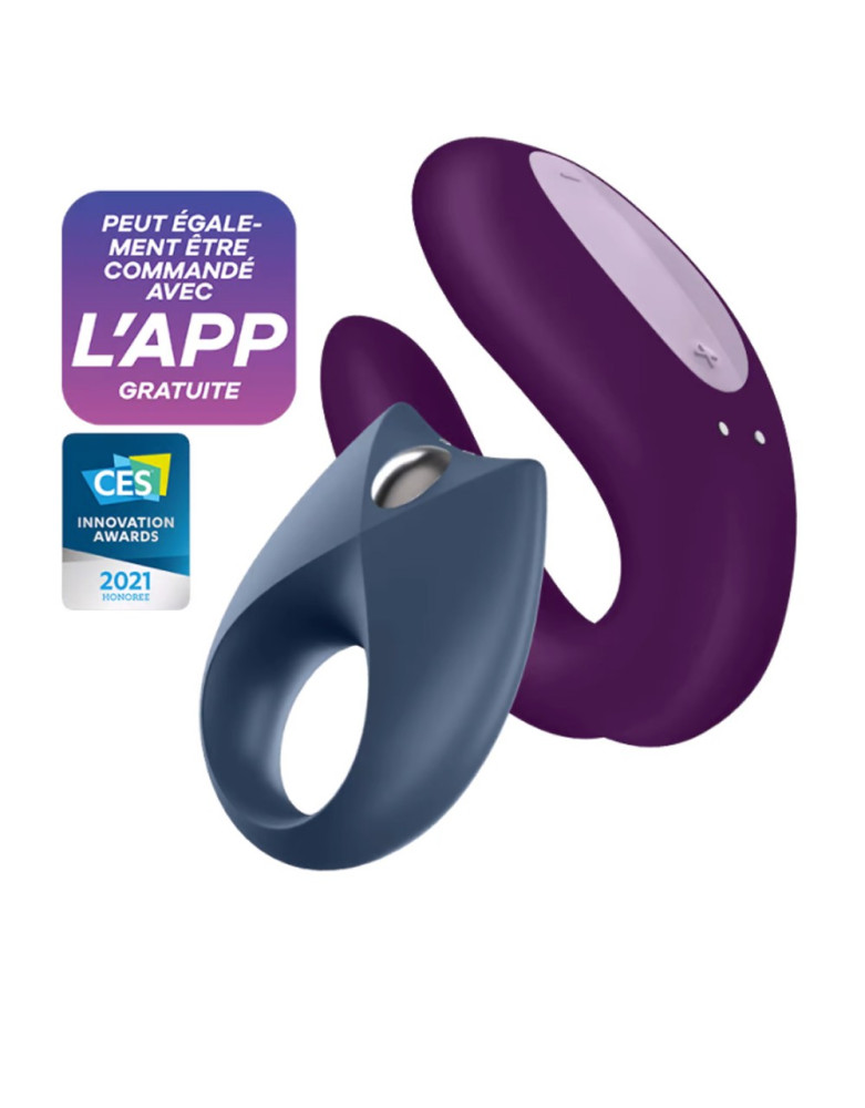 Coffret 2 sextoys connectés Partner Box 2 Satisfyer