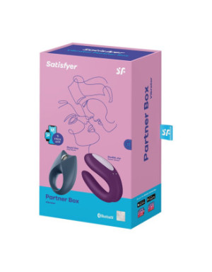 Coffret 2 sextoys connectés Partner Box 2 Satisfyer