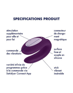 Coffret 3 sextoys connectés Partner Box 3 Satisfyer