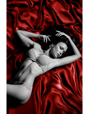 Drap vinyle rouge 200x220 cm