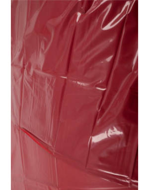 Drap de lit en vinyle rouge 200 x 230 cm