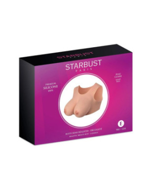 Buste seins réaliste couleur peau claire Taille XL Bonnet G