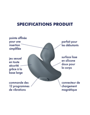 Plug anal vibrant Booty Absolute Beginners 1 - Satisfyer