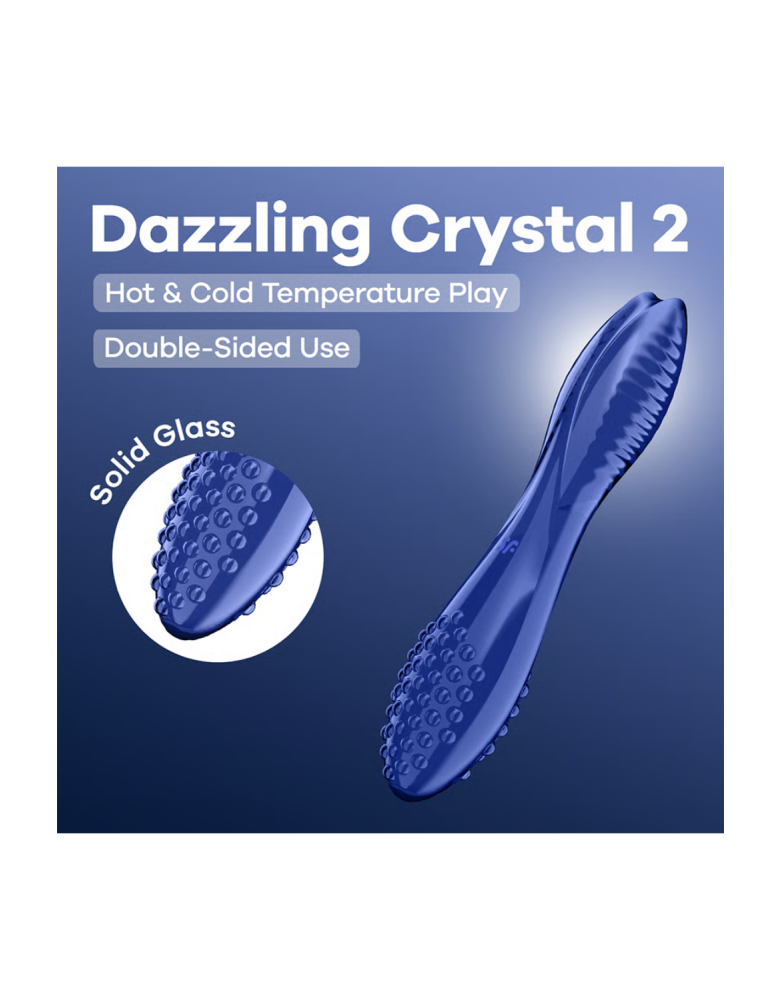 Gode en verre Dazzling Crystal 2 - Satisfyer