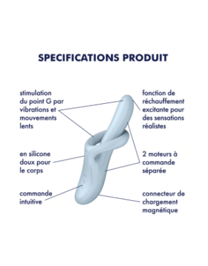 Vibromasseur chauffant Heat Flex 4 - Satisfyer