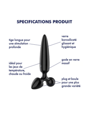 Gode en verre Triple Crystal 1 - Satisfyer