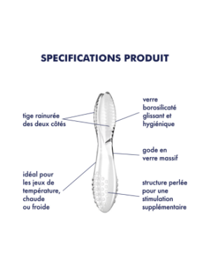 Gode en verre Dazzling Crystal 2 - Satisfyer