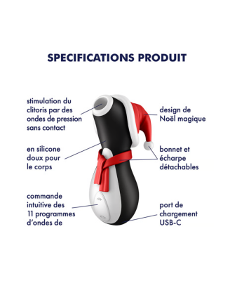 Stimulateur clitoridien Penguin oliday Edition - Satisfyer