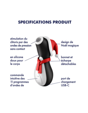 Stimulateur clitoridien Penguin oliday Edition - Satisfyer