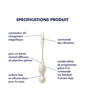 Boule de geisha avec télécommande Love Birds 1 - Satisfyer