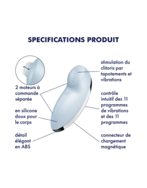 Vibromasseur Tap & Climax 2 - Satisfyer