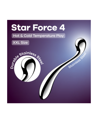 Gode en acier inoxydable Star Force 4 - Satisfyer