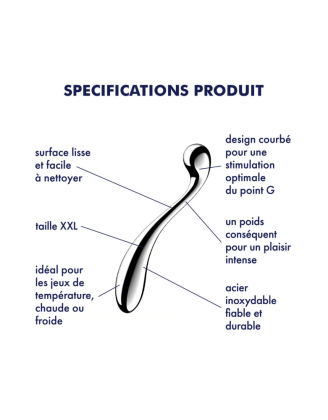 Gode en acier inoxydable Star Force 4 - Satisfyer