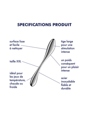 Gode en acier inoxydable Star Force 3 - Satisfyer