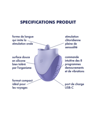 Stimulateur Tongue Dancer - Satisfyer