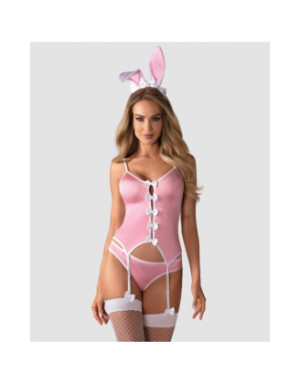 Bunny suit Costume Lapin 4 pcs rose