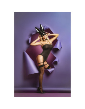 Bunny Costume 4 pcs - Noir