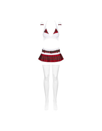 Schooly Costume - Rouge et Blanc