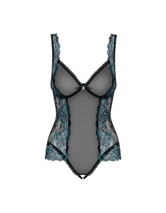 Amanta Body ouvert - Noir et Turquoise