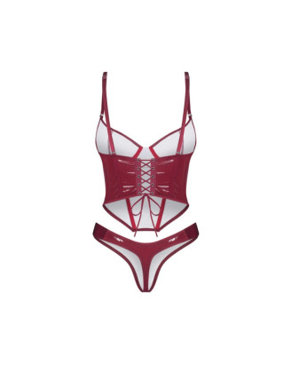 Redya Corset et string rouge