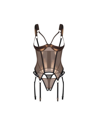 Soranna corset et string ouverts