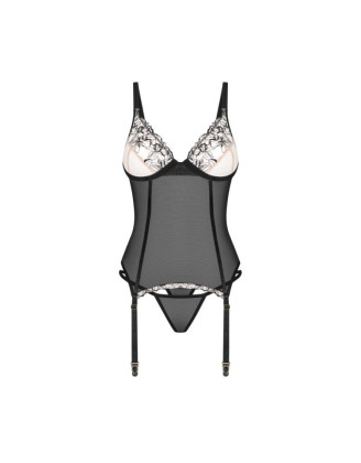 Vila blanes corset et string - Noirs