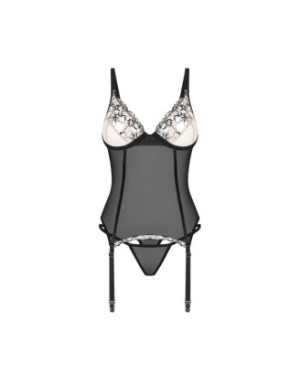 Vila blanes corset et string - Noirs