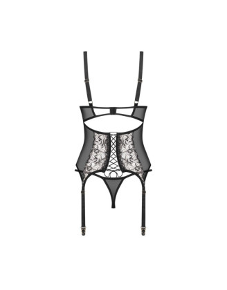 Vila blanes corset et string - Noirs