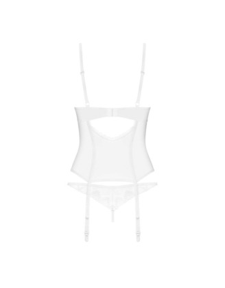 Alissium corset et string - Blancs