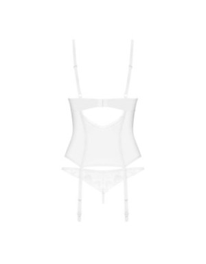 Alissium corset et string - Blancs
