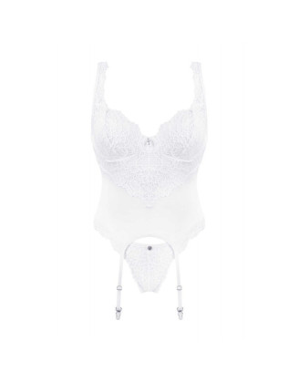 Corset et string blanc Amor Blanco