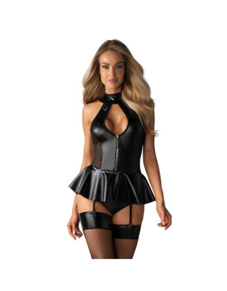 859-COR-1 Guêpière - Noir