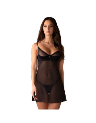 Stelisa nuisette et string - Noirs