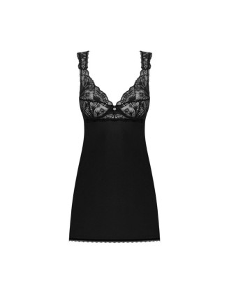 Donna Dream babydoll et String - Noire