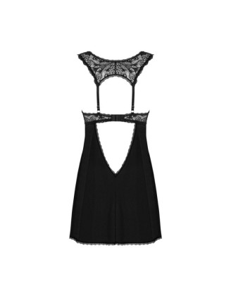 Donna Dream babydoll et String - Noire