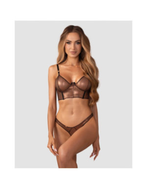 Soranna top et string ouvert