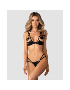 Keira Lise ensemble lingerie ouvert noir