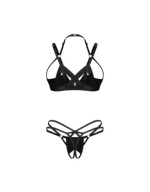 Keira Lise ensemble lingerie ouvert noir