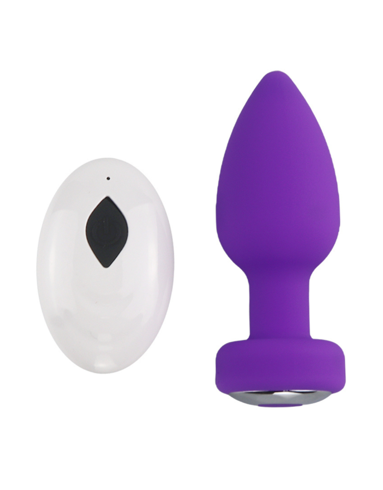 Plug Anal Vibrant Télécommandé SHAKY Violet