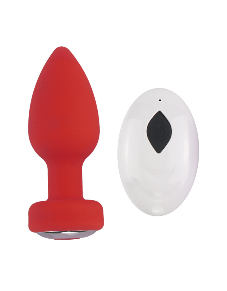 Plug Anal Vibrant Télécommandé SHAKY Rouge