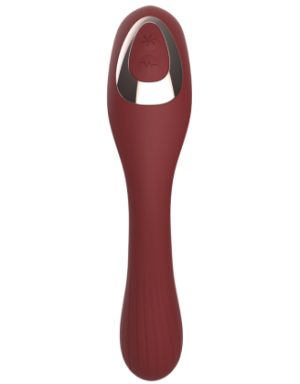 Stimulateur Clitoridien & Vibromasseur Point G 2-en-1 DINA Bordeaux 