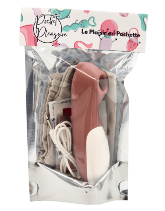 Stimulateur de clitoris Teddy Bear Pocket Pleasure + 1 dosette de lubrifiant 