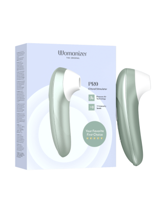 Stimulateur clitoridien sans contact  Pro turquoise 11 intensités – Womanizer